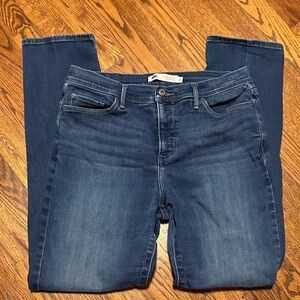 Levi's 512 Perfectly Slimming Skinny Leg Dark Blue Women's Skinny Jeans 10